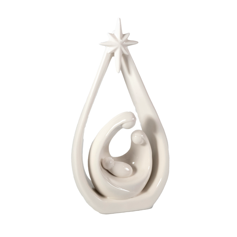 Droplet Holy Family Porcelain Nativity Arch