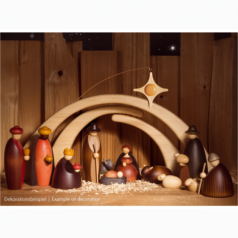 Handmade German Nativity Set