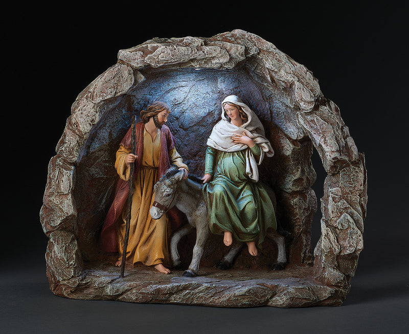 Light-up Journey to Bethlehem Nativity Grotto