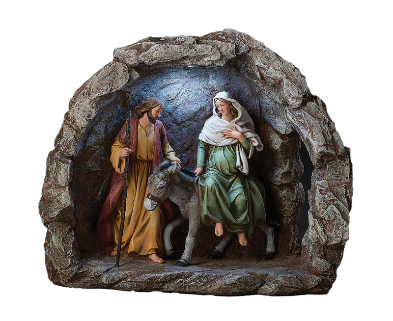 Light-up Journey to Bethlehem Nativity Grotto