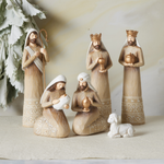 Sleep in Heavenly Peace Resin Nativity Set