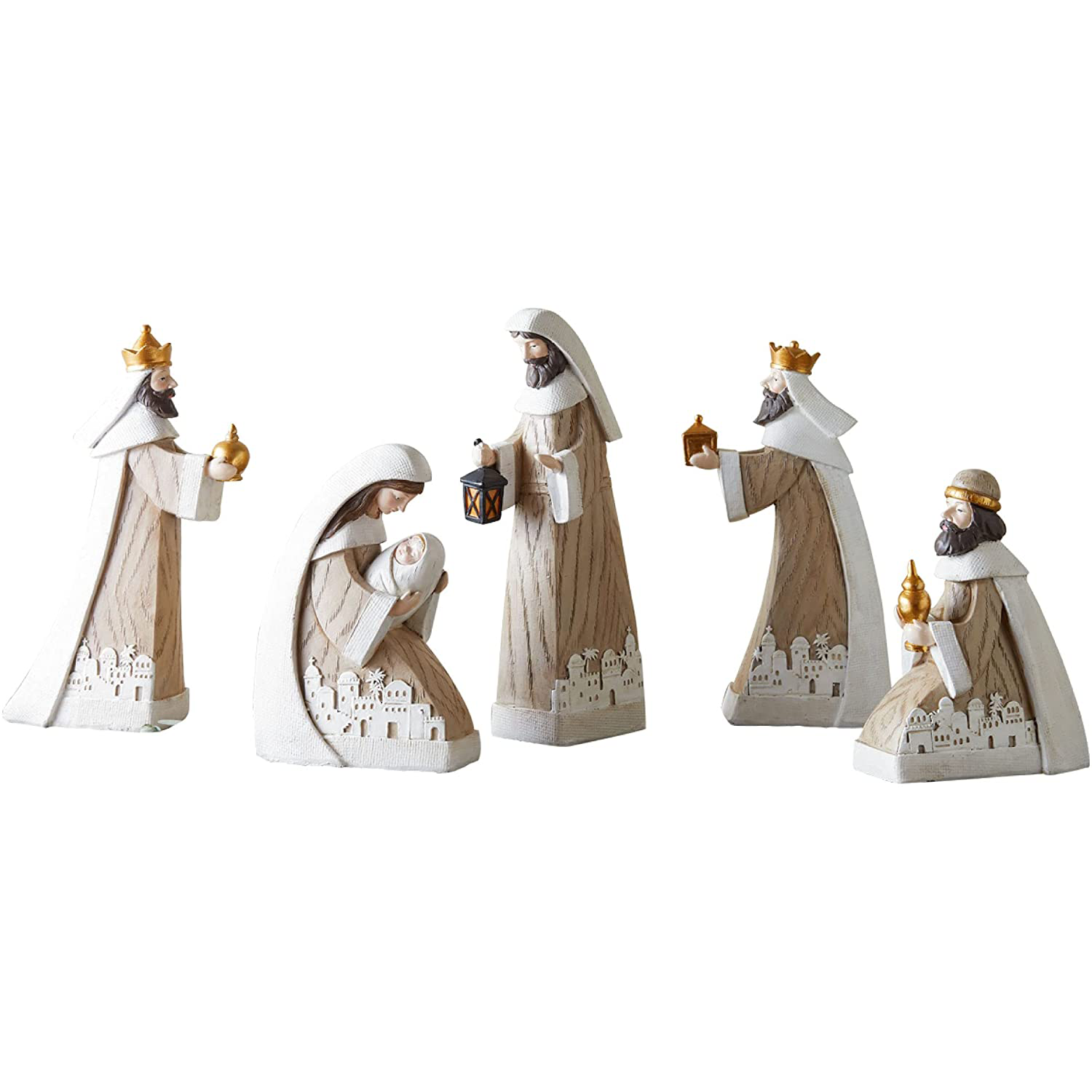 Bethlehem Pattern Wood Nativity Set – The Nativity Market