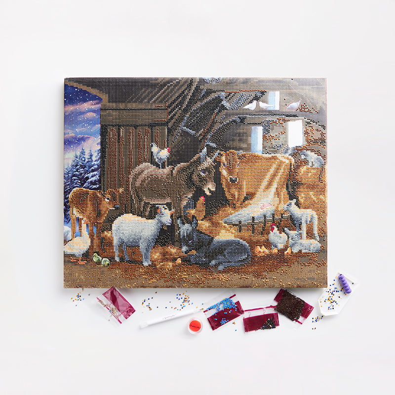 Farm Nativity Art Kit