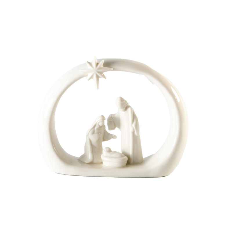 Heaven Everywhere Star Arch Porcelain Nativity