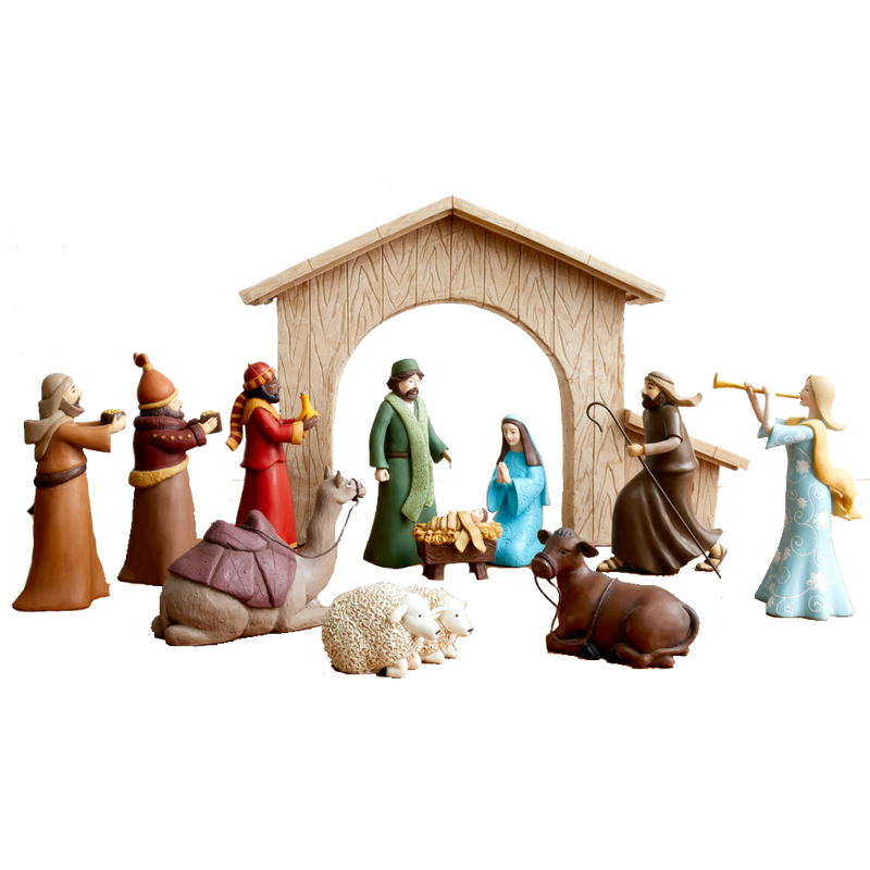 A Christ-Centered Christmas Resin Nativity