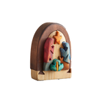 Colombian Silent Night Interlocking Nativity Figurine