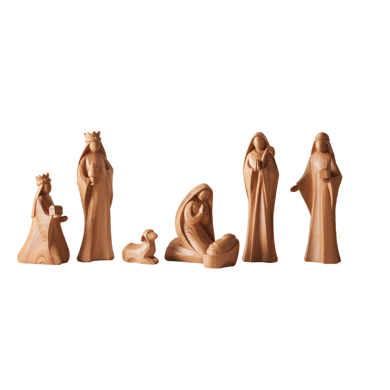 Come Behold Him Resin Nativity