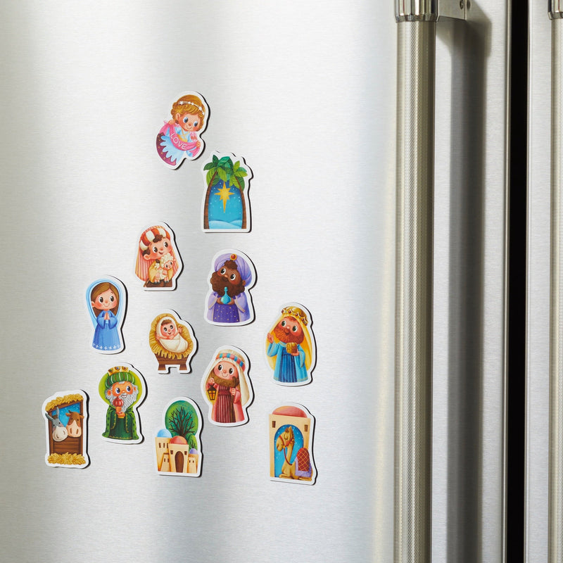 Children's Vinyl Nativity Magnet Set