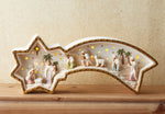 Light-up Shooting Star Porcelain Nativity