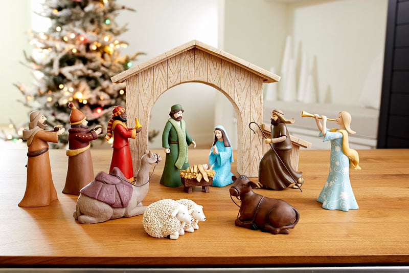 A Christ-Centered Christmas Resin Nativity