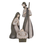 Silent Night Holy Family Resin Nativity