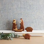 Indian Modern Silhouette Wood Nativity