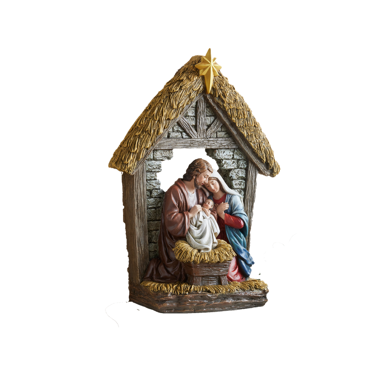 Joseph and Baby Jesus Nativity Figurine