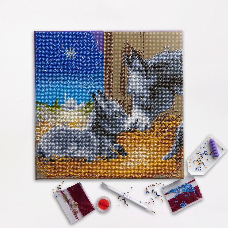 Little Donkey Nativity Art Kit