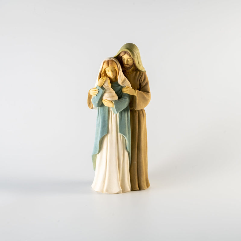 Masterpiece Holy Family Stone Resin Nativity Figurine