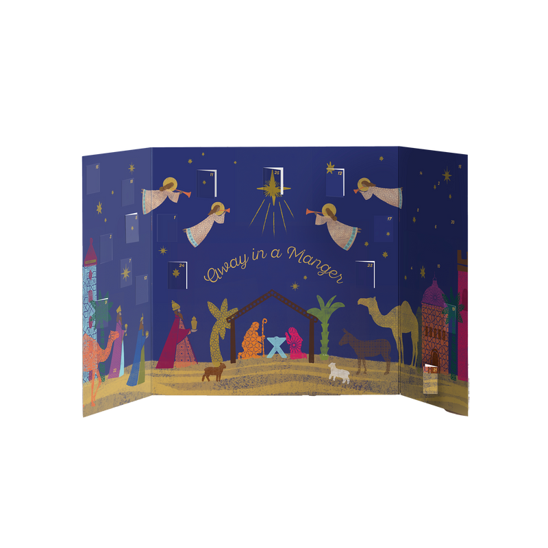 "Away in a Manger" Nativity Advent Calendar