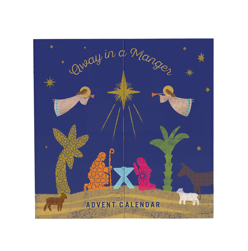 "Away in a Manger" Nativity Advent Calendar