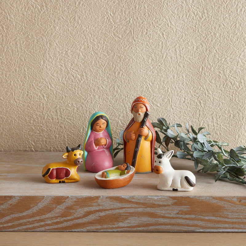 Peruvian Holy Family Nativity Set