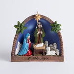 Starry Night Holy Family Nativity Figurine