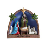 Starry Night Holy Family Nativity Figurine