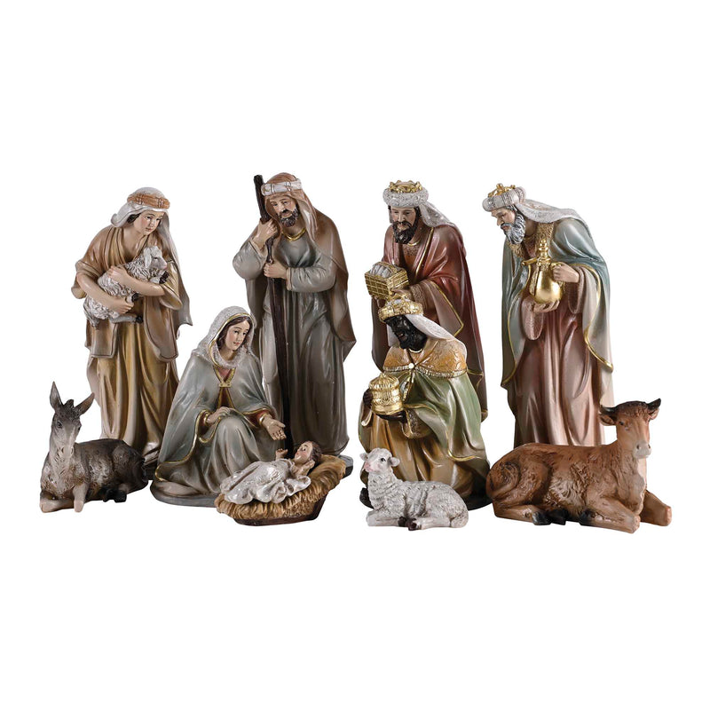 Traditional Resin Nativity