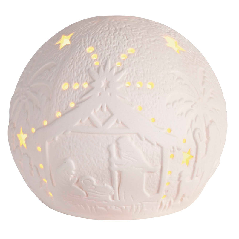 Light-up Nativity Orb