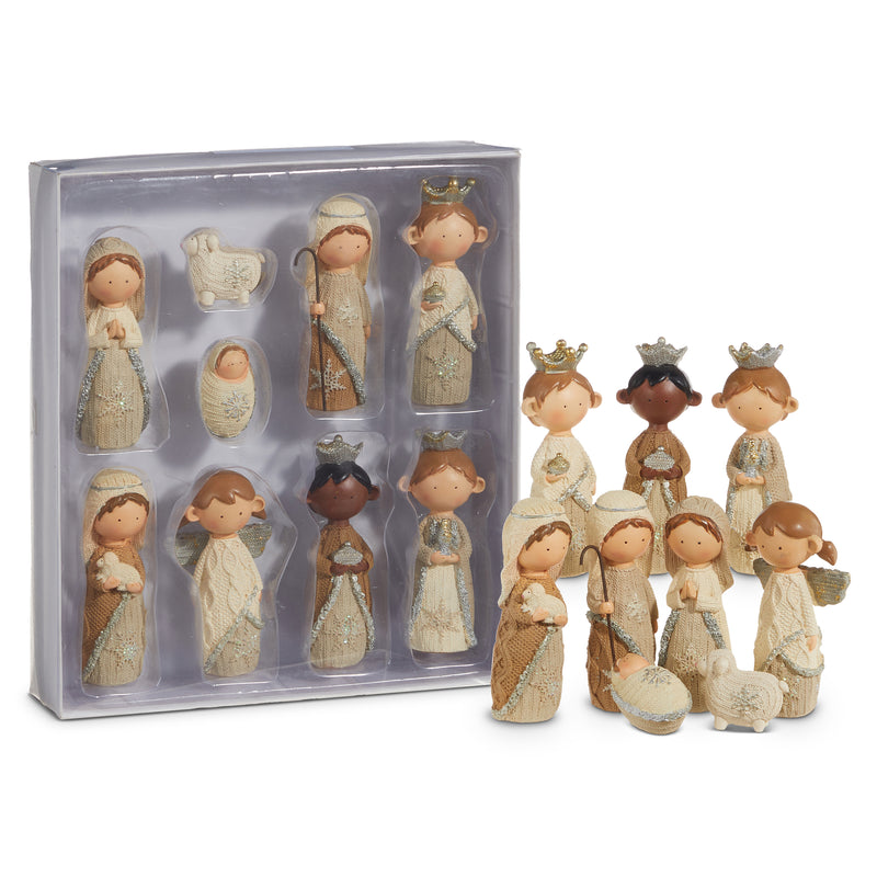 Kinder Joy Resin Nativity