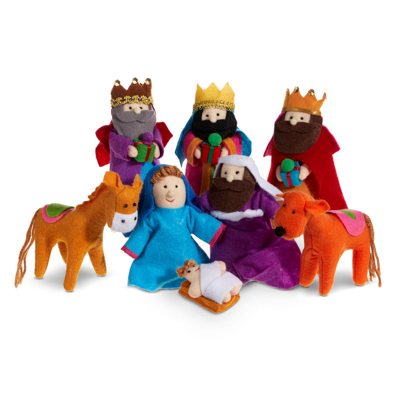 Plush Fabric Nativity Set