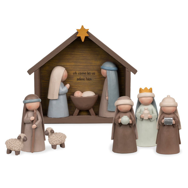 "O Come Let Us Adore Him" Nativity