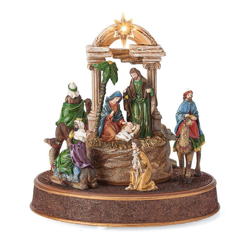 Light-up Musical Rotating Nativity