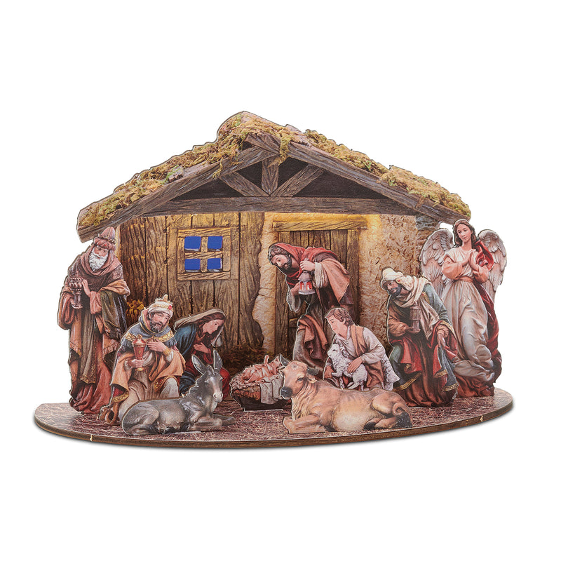 Diorama Wood Nativity