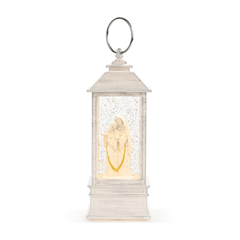 Light-up Musical Holy Family Resin Nativity Lantern