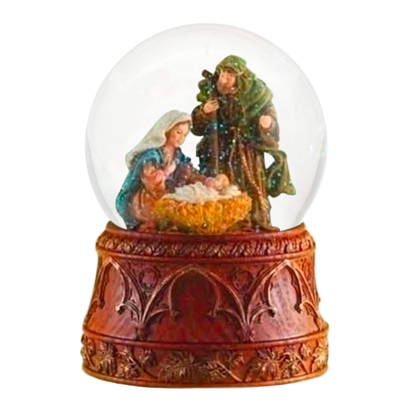 Holy Family Musical Nativity Glitterdome