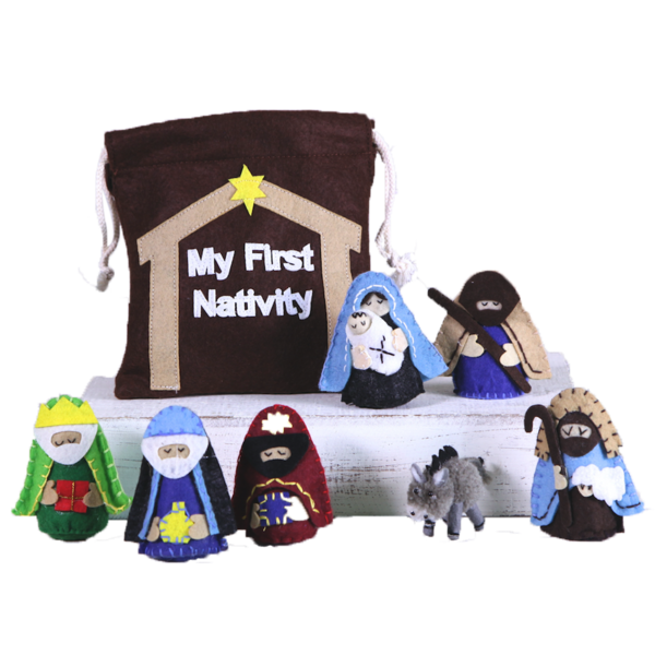 My First Nativity Felt Quiet Bag