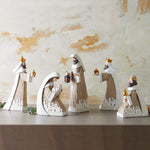 Bethlehem Pattern Wood Nativity Set