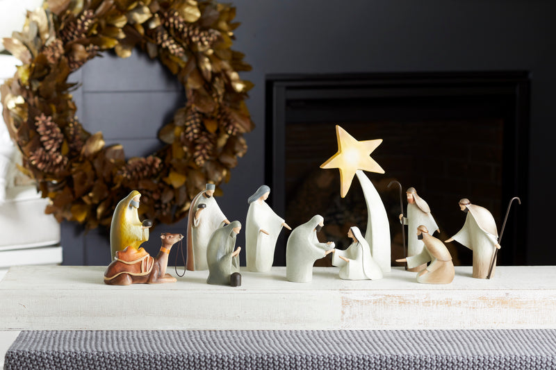 Love's Pure Light Kate Lee Resin Nativity Angel and Camel