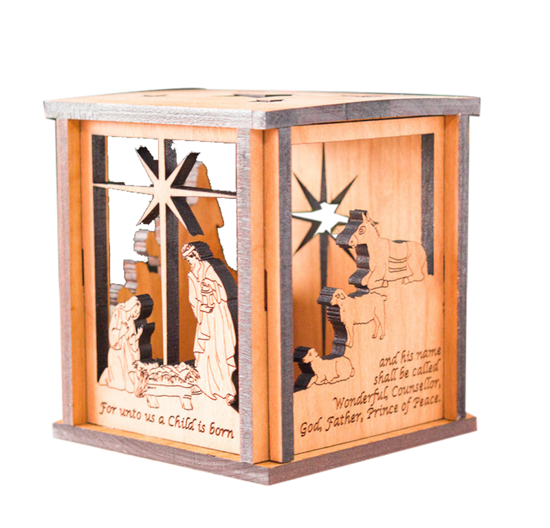 Storytime Wood Nativity Box