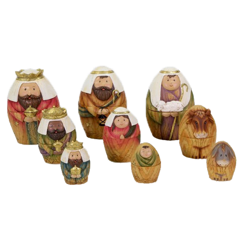 Nesting Nativity Dolls