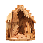 Mini Silhouette Olive Wood Nativity